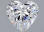 0.65 Carat D-VVS2 Heart Lab Diamond