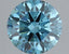 3.08 Carat Blue VS1 Round Diamond