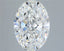 4.81 Carat F-VVS2 Oval Lab Diamond