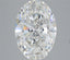 4.57 Carat F-VVS2 Oval Lab Diamond