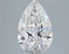 5.00 Carat F-VVS2 Pear Lab Diamond