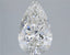 3.58 Carat F-VVS2 Pear Lab Diamond