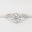 3.00ct Brilliant Cut Diamond Engagement Ring in Platinum with Diamond Band
