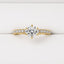 0.80ct Natural Diamond Engagement Ring with Side Stones