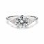 1.50ct Round Brilliant Cut Lab Grown Diamond Three Stone Ring in 18ct White Gold