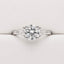 1.50ct Round Brilliant Cut Lab Grown Diamond Three Stone Ring in 18ct White Gold