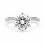4.00ct Round Brilliant Cut Lab Grown Diamond Solitaire Ring in 18ct White Gold