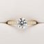 1.03ct Round Brilliant Cut Lab Grown Diamond Engagement Ring in 18ct Yellow and White Gold