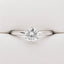 0.52ct Round Brilliant Cut Diamond Solitaire Ring in 18ct White Gold