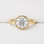 Bezel Set 2.00ct Lab Grown Diamond Solitaire Ring