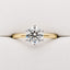 1.54ct Round Brilliant Cut Lab Grown Diamond Hidden Halo Ring in 18ct Yellow and White Gold