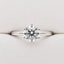 1.54ct Round Brilliant Cut Lab Grown Diamond Hidden Halo Ring in Platinum