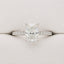 2.05ct Radiant Cut Lab Grown Diamond Engagement Ring in Platinum