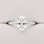 2.01ct Oval Cut Lab Grown Diamond Hidden Halo Ring in 18ct White Gold