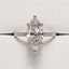 3.00ct Marquise Cut Lab Grown Diamond Hidden Halo Ring in 14ct Yellow Gold