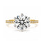 3.01ct Round Brilliant Cut Lab Grown Diamond Engagement Ring in 18ct Yellow and White Gold