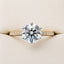 3.01ct Round Brilliant Cut Lab Grown Diamond Engagement Ring in 18ct Yellow and White Gold