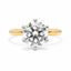3.06ct Round Brilliant Cut Lab Grown Diamond Solitaire Ring in 18ct Yellow and White Gold