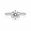 3.07ct Oval Lab Grown Diamond Solitaire Ring in Platinum