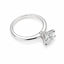 3.07ct Oval Lab Grown Diamond Solitaire Ring in Platinum
