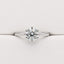 3.07ct Oval Lab Grown Diamond Solitaire Ring in Platinum