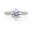 2.68ct Round Brilliant Lab Grown Diamond Engagement Ring in 18ct White Gold