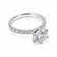 2.68ct Round Brilliant Lab Grown Diamond Engagement Ring in 18ct White Gold