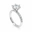 2.68ct Round Brilliant Lab Grown Diamond Engagement Ring in 18ct White Gold