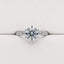 2.68ct Round Brilliant Lab Grown Diamond Engagement Ring in 18ct White Gold