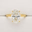 5.00ct Oval Lab Grown Diamond Solitaire Ring in 18ct Yellow Gold
