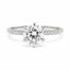 1.52ct Round Lab Grown Diamond Solitaire Ring in Platinum
