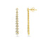 18ct Yellow Gold Diamond Drop Earrings