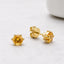 9ct Yellow Gold Citrine Stud Earrings