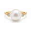 18ct Yellow Gold South Sea Pearl & Diamond Ring