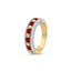 Yellow Gold Ruby and Diamond Ring