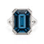 9.60ct Topaz & Diamond Ring