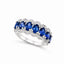 18ct White Gold Sapphire & Diamond Dress Ring