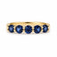 18ct Yellow & White Gold Ceylon Sapphire Ring