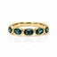 1.47ct Australian Blue Sapphire Oval Cut Ring in 9ct Yellow Gold