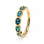 1.47ct Australian Blue Sapphire Oval Cut Ring in 9ct Yellow Gold