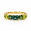 2.19ct Australian Sapphire Multi-Colour Ring in 9ct Yellow Gold