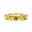 2.28ct Australian Yellow Sapphire Trilliant Cut Ring in 9ct Yellow Gold