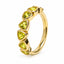 2.28ct Australian Yellow Sapphire Trilliant Cut Ring in 9ct Yellow Gold