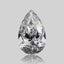 0.50 Carat D-VS2 Pear Cut Diamond