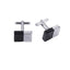 Black and white rectangle Cufflinks
