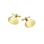 9ct Yellow Gold Solid Oval Cufflinks