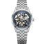 Freelancer 38mm Calibre RW1212 Skeleton Blue Dial Stainless Steel Watch | Raymond Weil