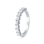 18ct White Gold Baguette Diamond Ring | Sideways Set Mined Diamonds