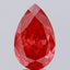 7.19 Carat Pear Cut Fancy Red