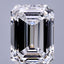 2.56 Carat D-VVS1 Emerald Lab Diamond